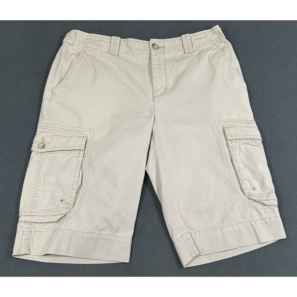 Lauren Jeans Company Ralph‎ Lauren Cargo Shorts Womens Size 8 Tan